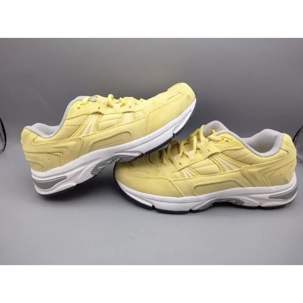 Vionic 23 Walk Classic Sneakers Walking Shoes Women Size 8 M Yellow Suede